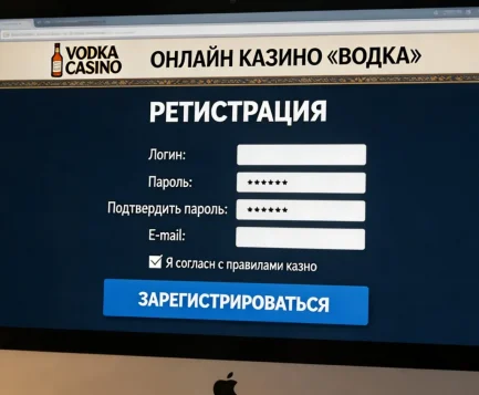 Регистрация в казино Водка: как создать аккаунт всего за пару минут
